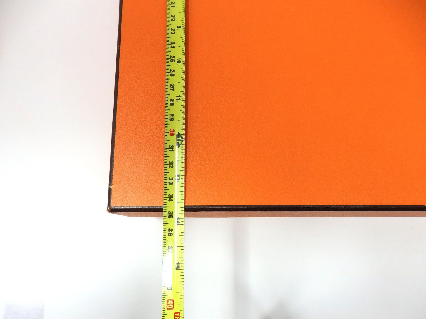 HERMES Orange Empty Storage Gift Box Birkin Kelly W/ Storage bag 34.5×34.5×14