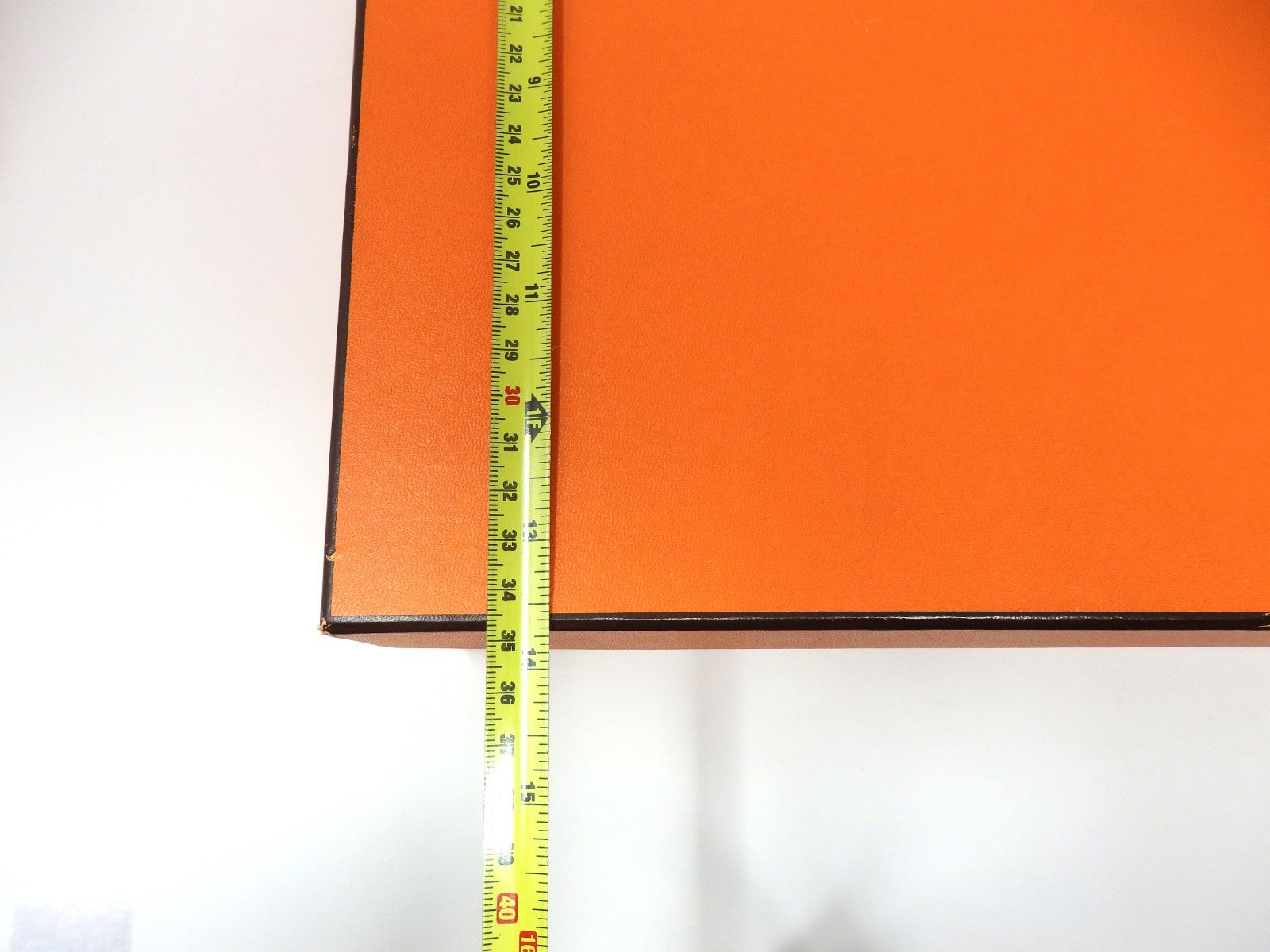 HERMES Orange Empty Storage Gift Box Birkin Kelly W/ Storage bag 34.5×34.5×14
