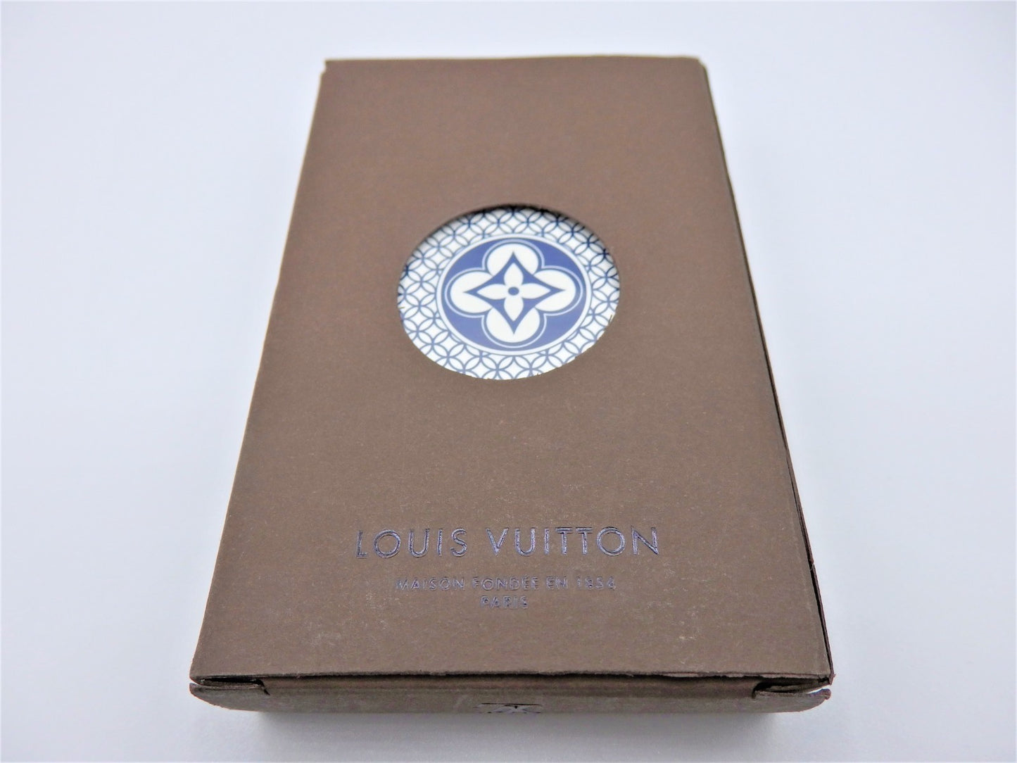 LOUIS VUITTON VIP Playing Cards 1 deck Monogram BLUE Authentic Gift Sealed Rare