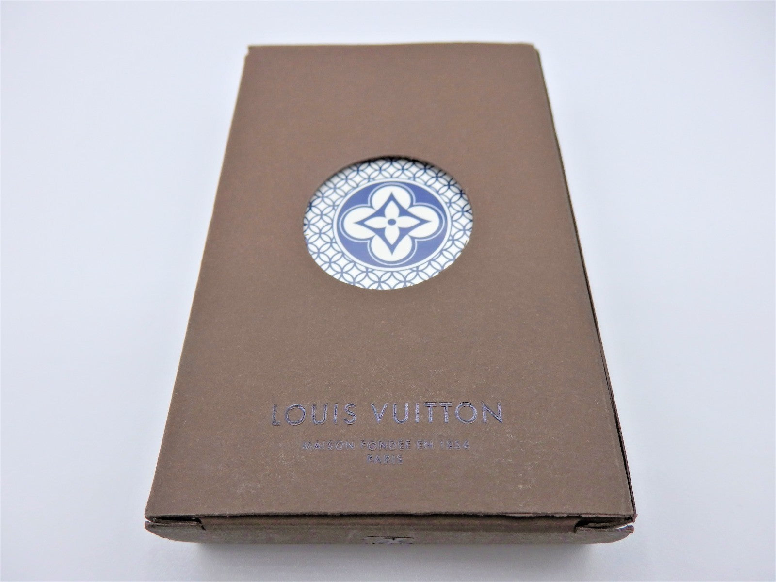 LOUIS VUITTON VIP Playing Cards 1 deck Monogram BLUE Authentic Gift Sealed Rare