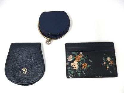 Vintage Christian Dior Coin Purse + Coach 91789 Card Case + Scotch House Lot 3pc