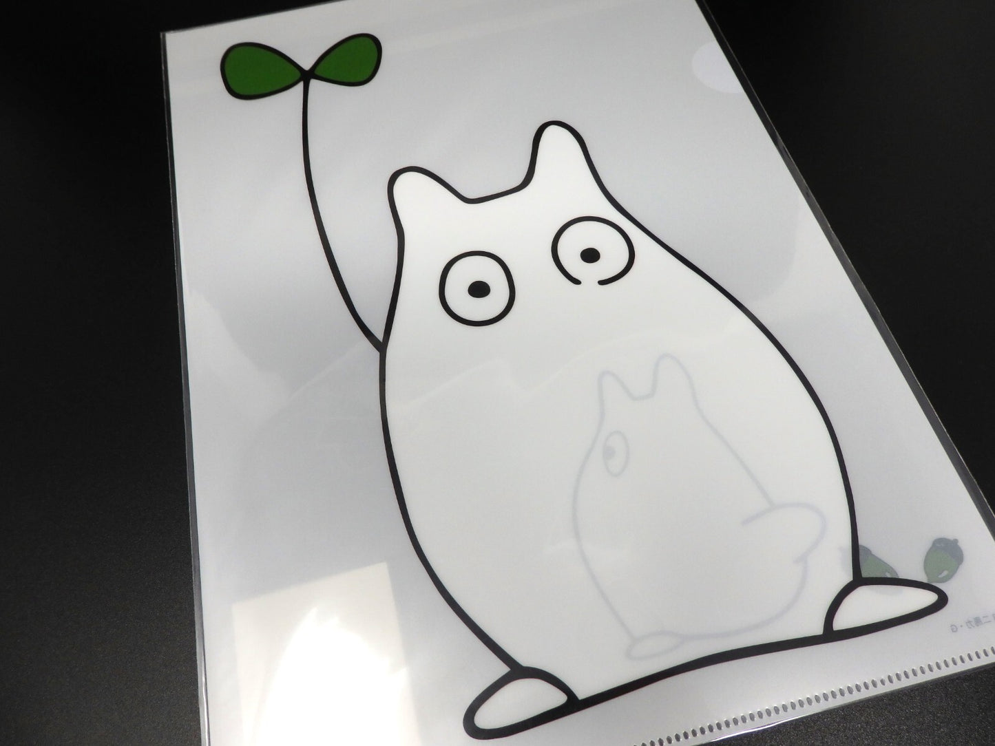 Studio Ghibli TOTORO Set of 2 Clear File A4 Art Cel Layout Exhibition Limited