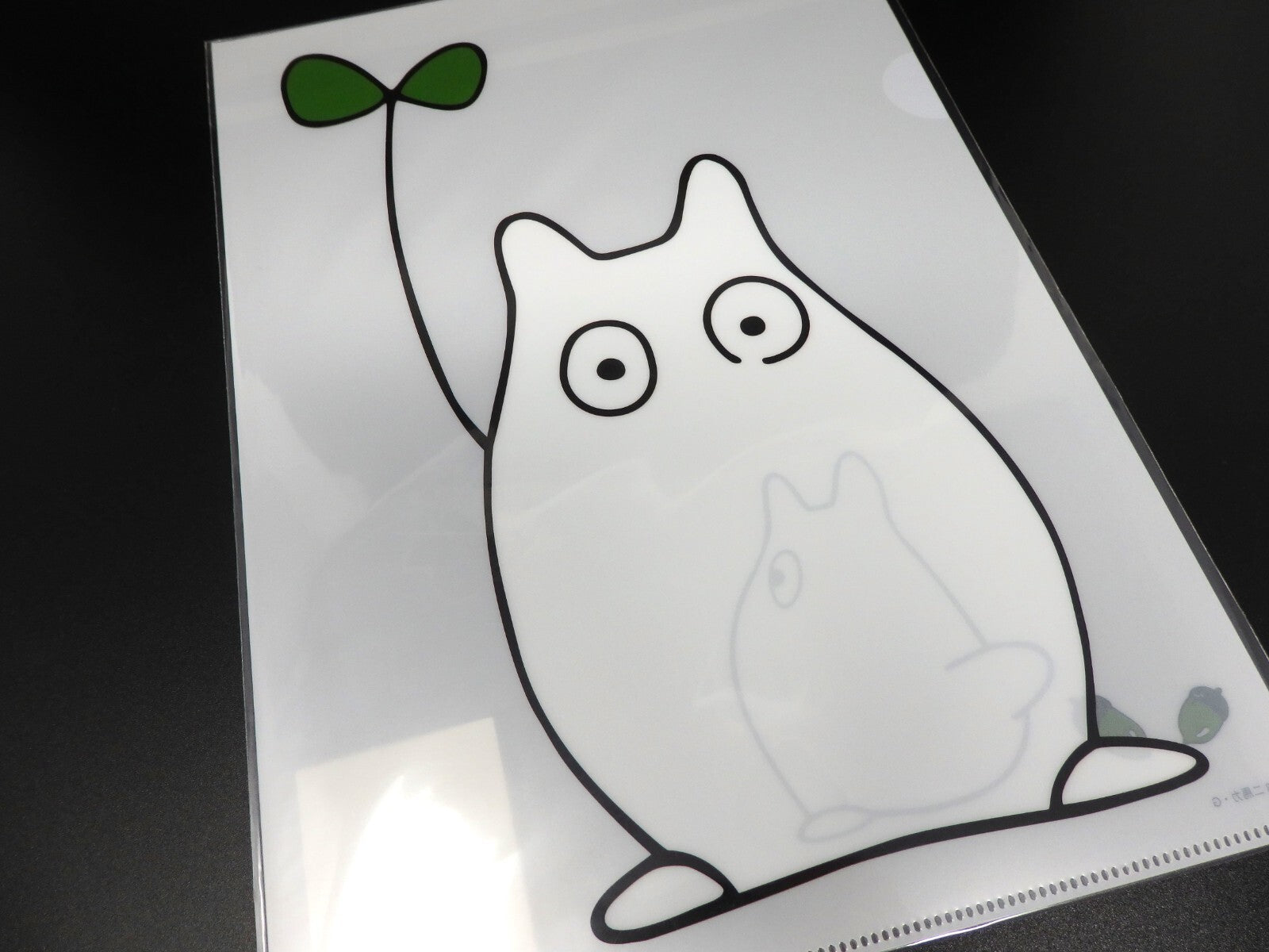Studio Ghibli TOTORO Set of 2 Clear File A4 Art Cel Layout Exhibition Limited