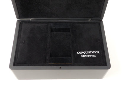 Franck Muller Watch Storage Box Empty Grand Prix Conquistador Black Enameled