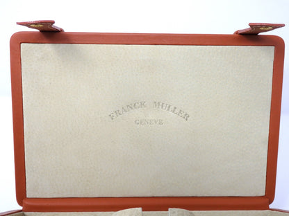 Franck Muller CASABLANCA Watch Storage Box Empty Light Brown Certificate Case JP