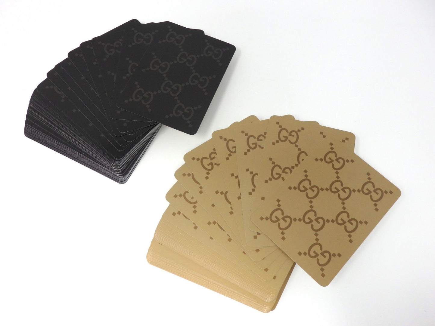 GUCCI 2 Deck Playing Cards Game Authe Classic Interlocking GG Logo Sealed w/ Box