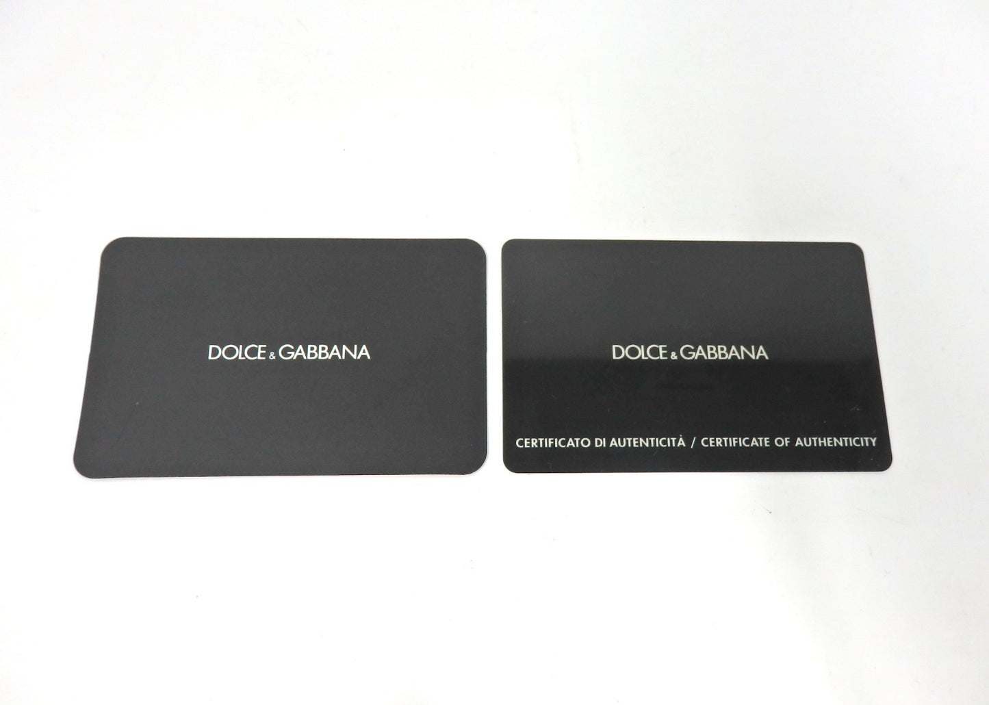 Dolce & Gabbana DG Logo Black Leather Cigarette Case Gold Tone Box Card Rare JPN