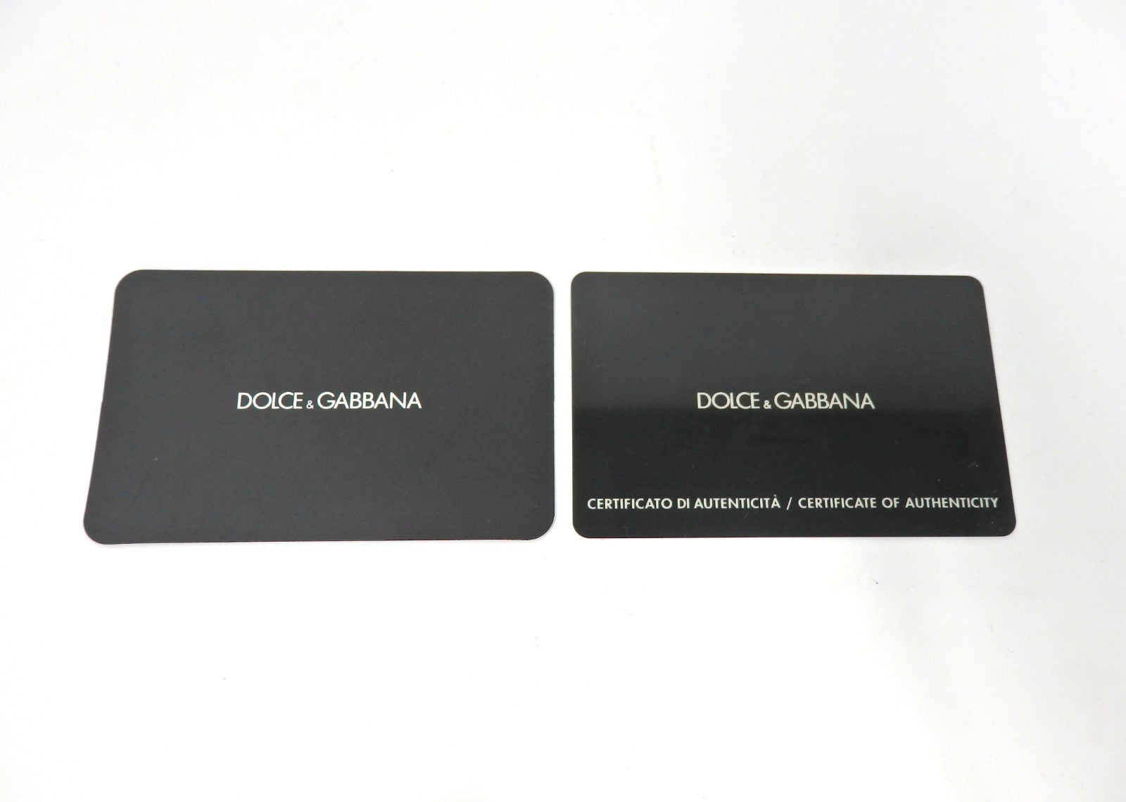 Dolce & Gabbana DG Logo Black Leather Cigarette Case Gold Tone Box Card Rare JPN