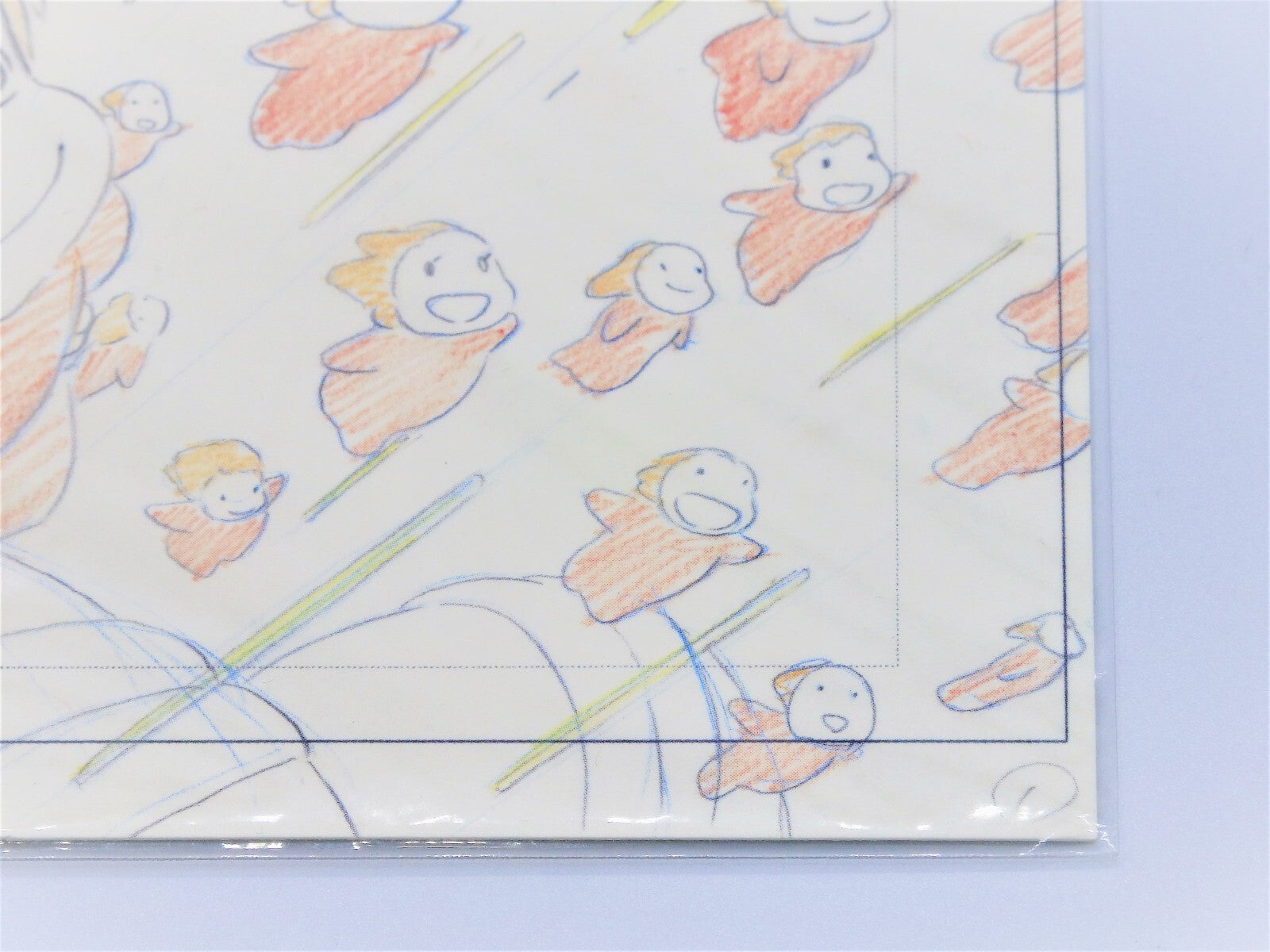 Studio Ghibli PONYO W/ Postcard Original Picture Art Cel Layout Exhibition Mint