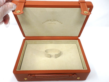 Franck Muller CASABLANCA Watch Storage Box Empty Light Brown Certificate Case JP