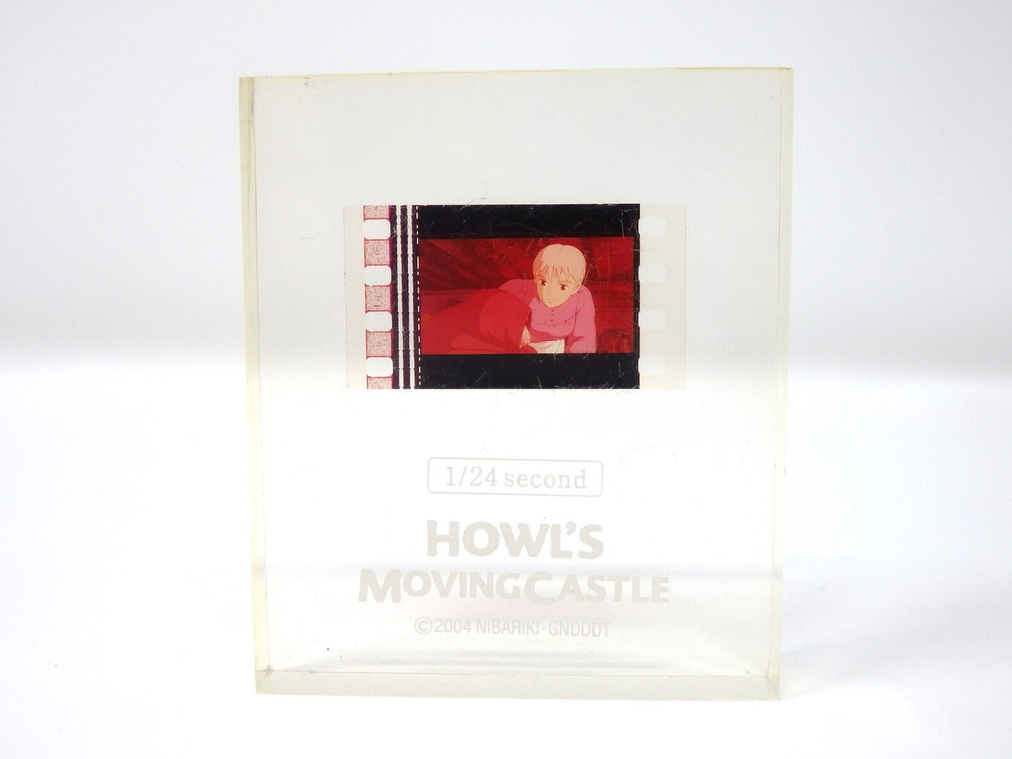 HOWL’S MOVING CASTLE Studio Ghibli Clear File A4 Rare & 1/24 Film Second Cube