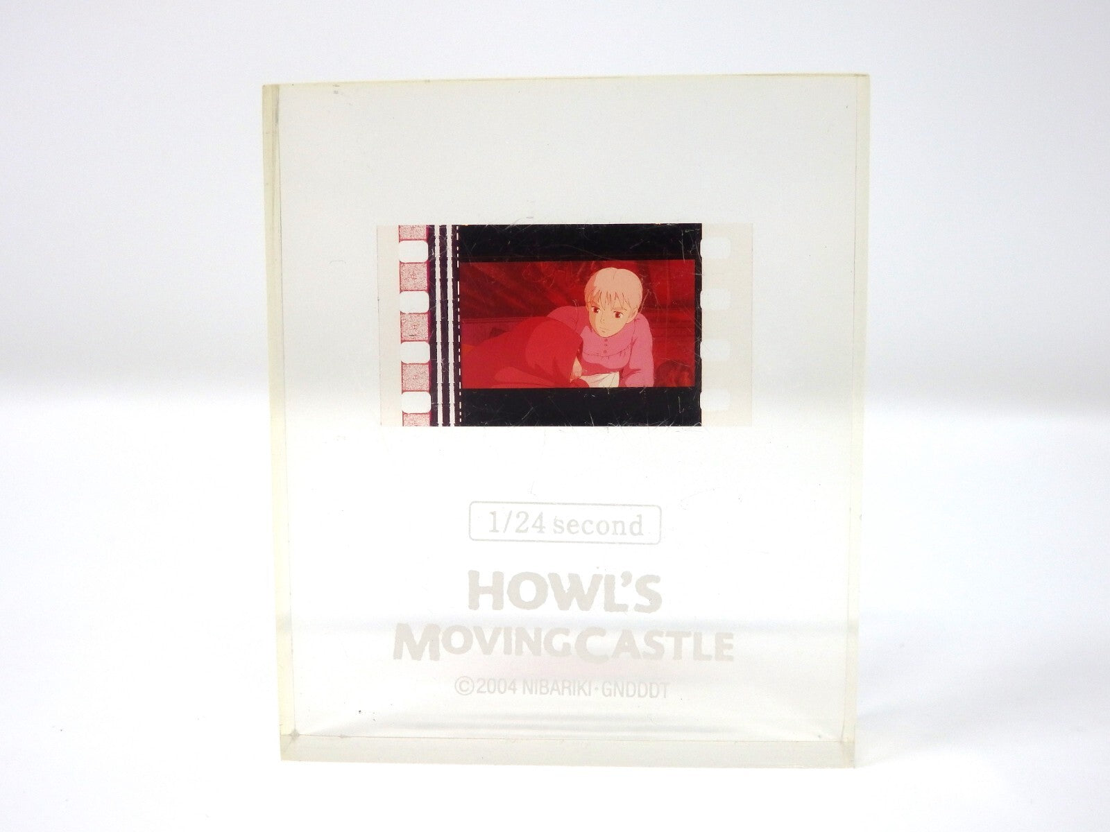 HOWL’S MOVING CASTLE Studio Ghibli Clear File A4 Rare & 1/24 Film Second Cube