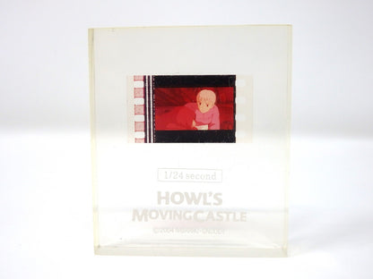 HOWL’S MOVING CASTLE Studio Ghibli Clear File A4 Rare & 1/24 Film Second Cube
