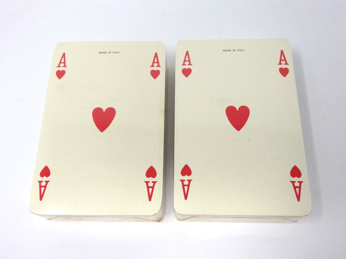 mila schon 2 Deck Playing Cards Sealed Vintage Poker Game Auth Classic Box Rare