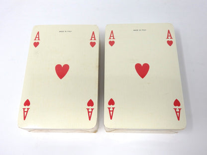 mila schon 2 Deck Playing Cards Sealed Vintage Poker Game Auth Classic Box Rare