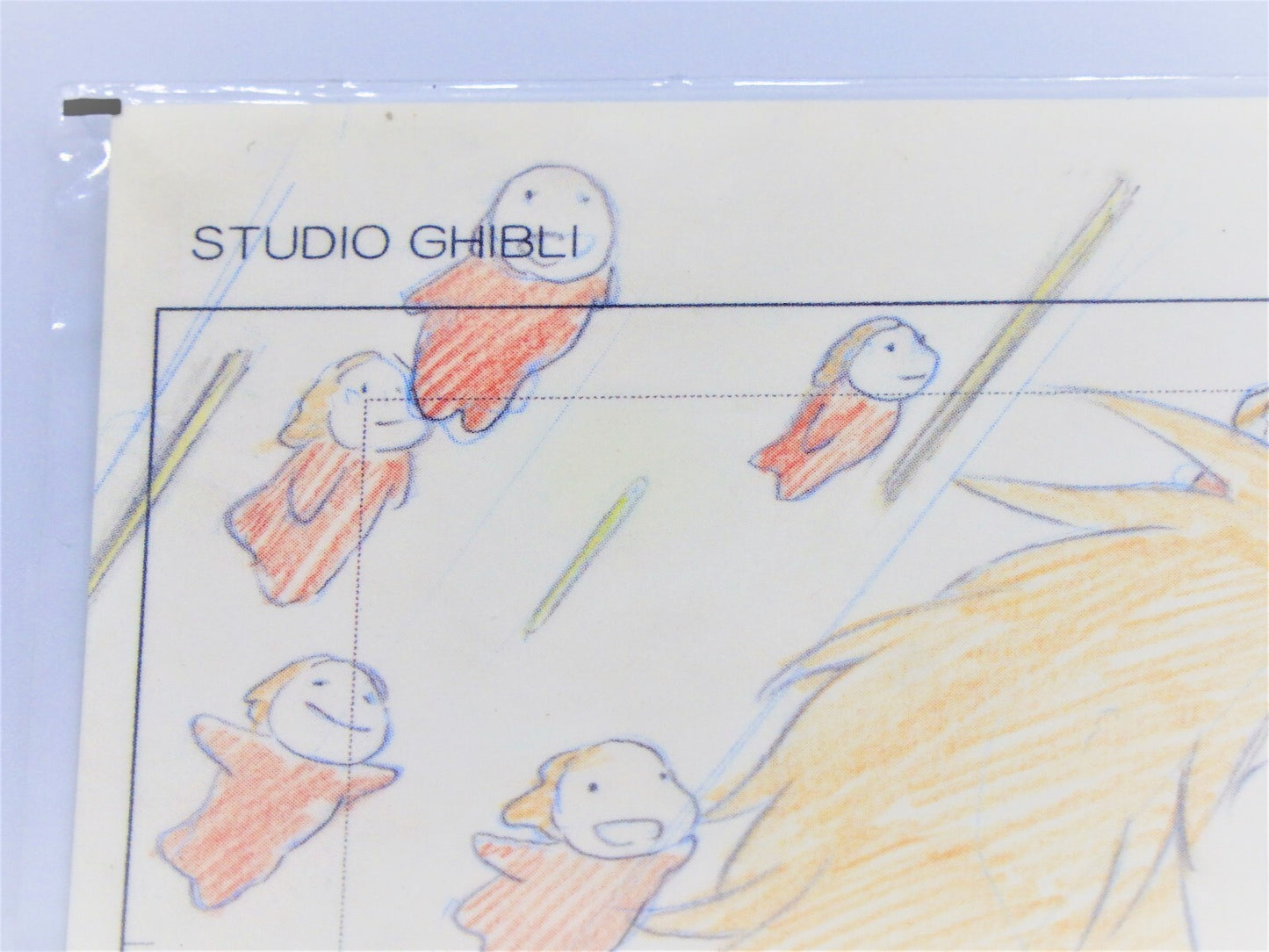 Studio Ghibli PONYO W/ Postcard Original Picture Art Cel Layout Exhibition Mint