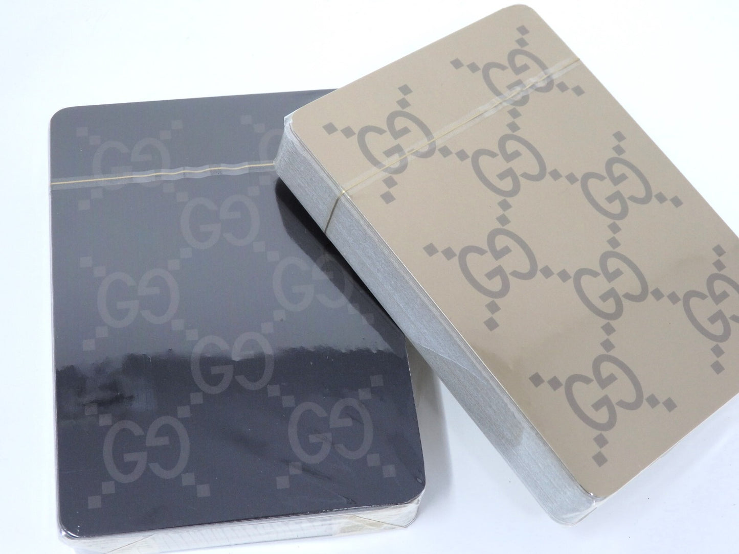 GUCCI 2 Deck Playing Cards Game Authe Classic Interlocking GG Logo Sealed w/ Box
