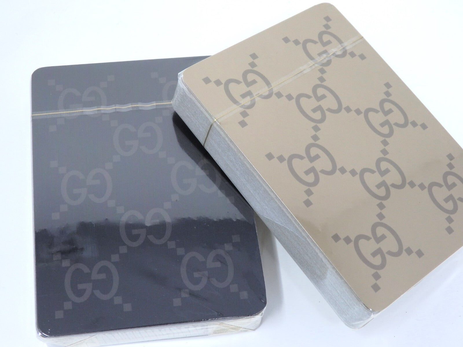 GUCCI 2 Deck Playing Cards Game Authe Classic Interlocking GG Logo Sealed w/ Box