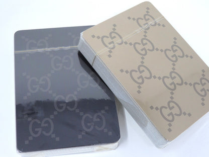 GUCCI 2 Deck Playing Cards Game Authe Classic Interlocking GG Logo Sealed w/ Box