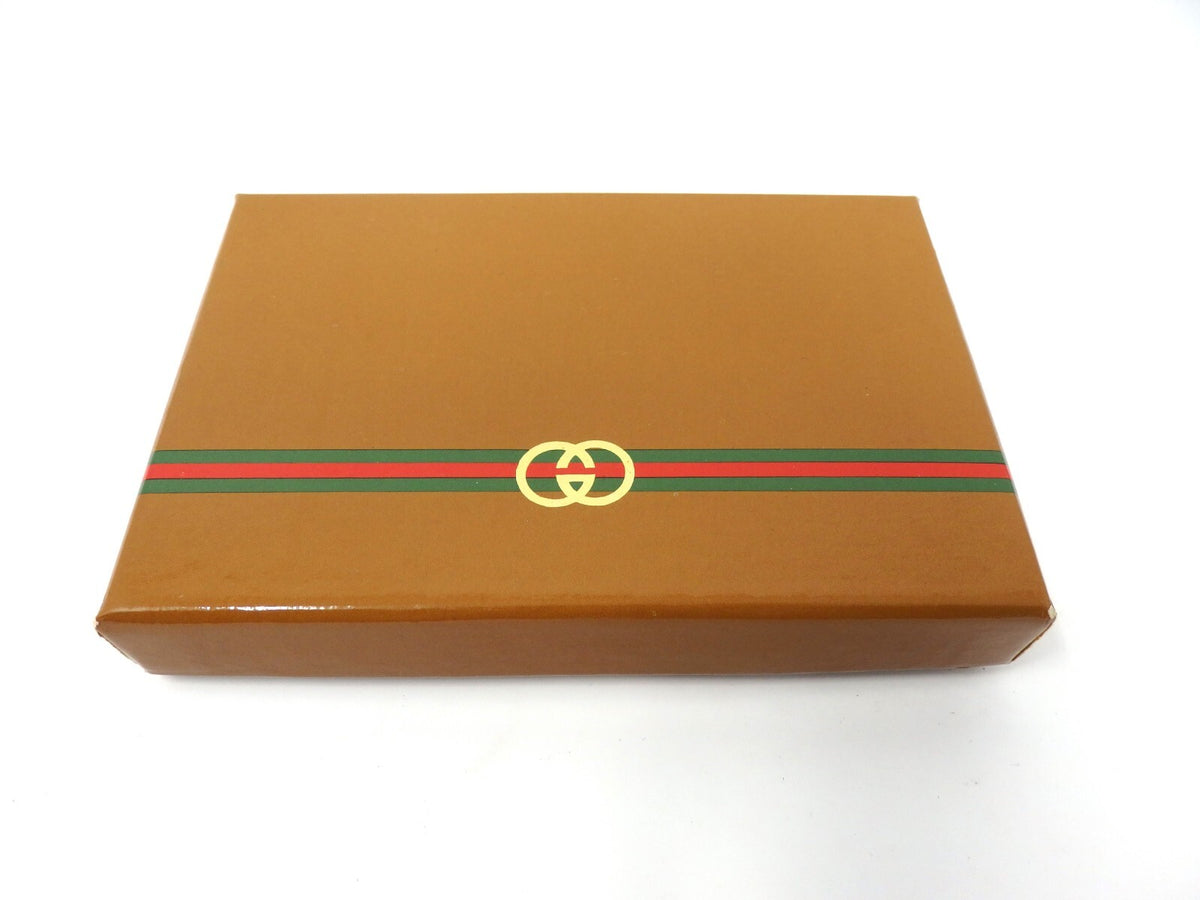 OLD GUCCI Sherry Line 2 Deck Playing Cards Game Classic Interlocking GG Blue Red