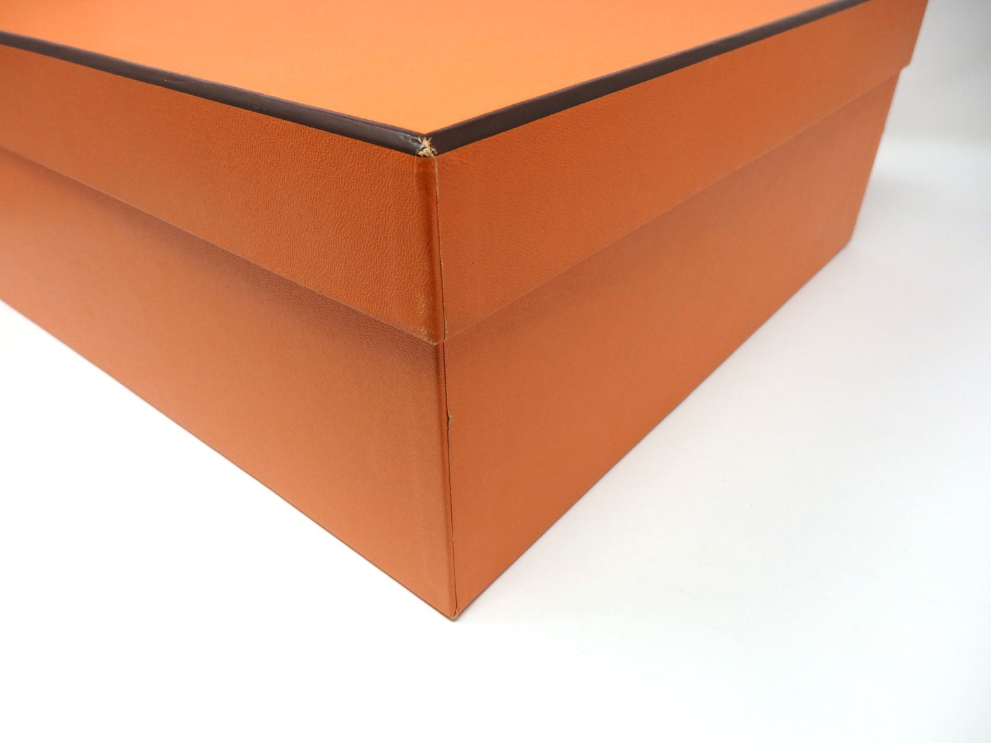 HERMES Orange Empty Storage Gift Box Birkin Kelly W/ Storage bag 34.5×34.5×14