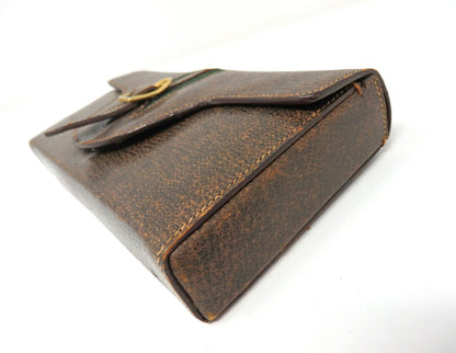 OLD GUCCI Sherry Line Vintage Leather Case 3 Decks Playing Cards & Score Rare