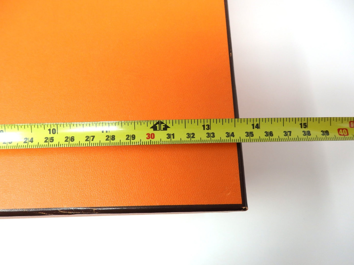 HERMES Orange Empty Storage Gift Box Birkin Kelly W/ Storage bag 34.5×34.5×14