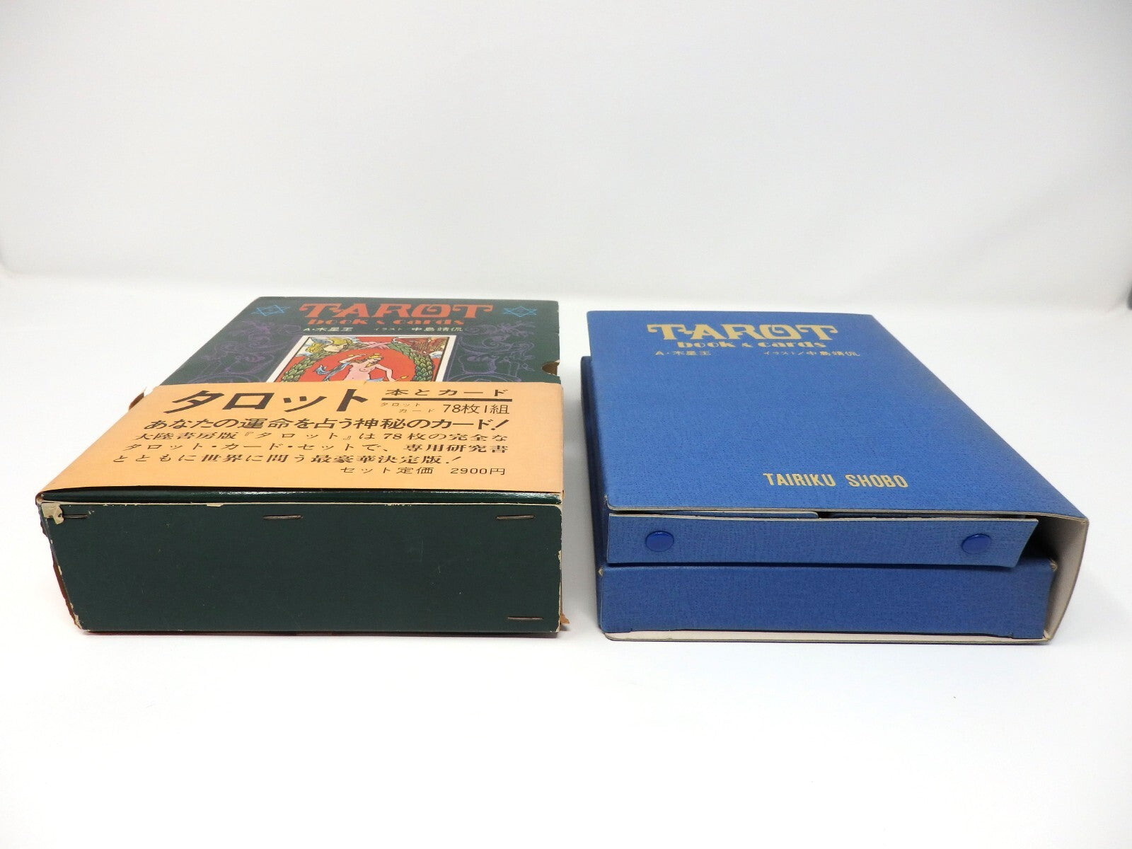TAROT book and cards Vintage Alexandria Jupiter Super Rare Tairiku Shobou OBI JP