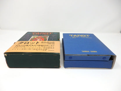 TAROT book and cards Vintage Alexandria Jupiter Super Rare Tairiku Shobou OBI JP