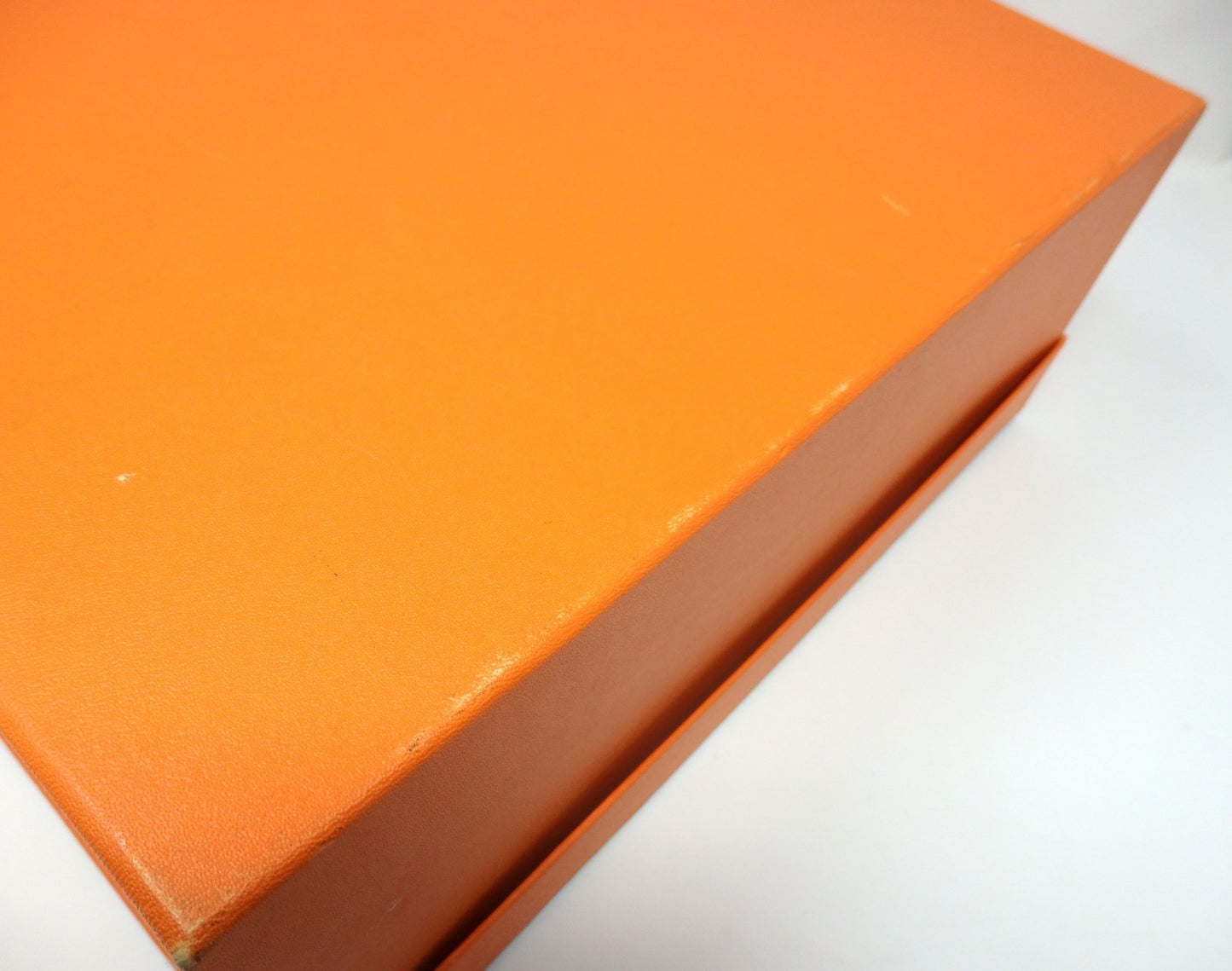 HERMES Orange Empty Storage Gift Box Birkin Kelly W/ Storage bag 34.5×34.5×14