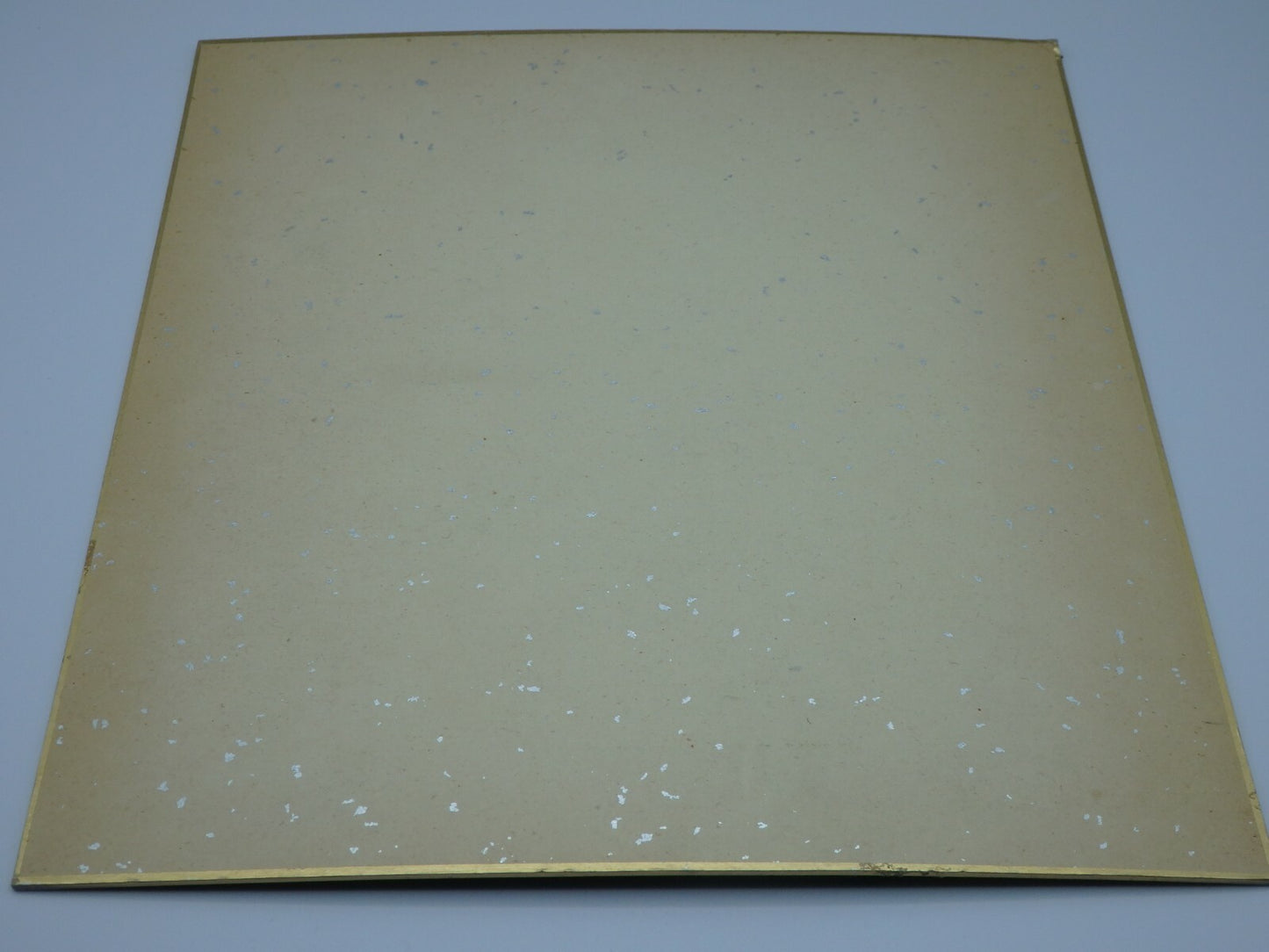 Japanese Paper Washi Chigiri-e Hari-e Handmade Shikishi Art "Golden‐rayed Lily”