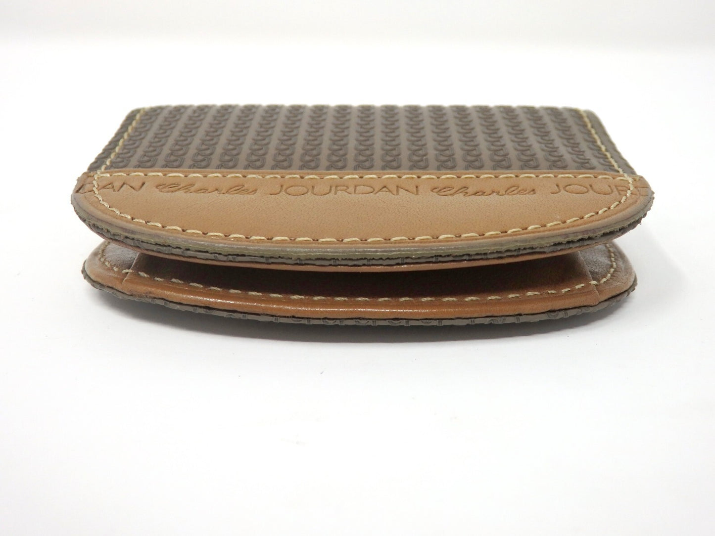 Set of 2 Vintage CHARLES JOURDAN Actif Paris Leather Cigarette & Coin Case MINT