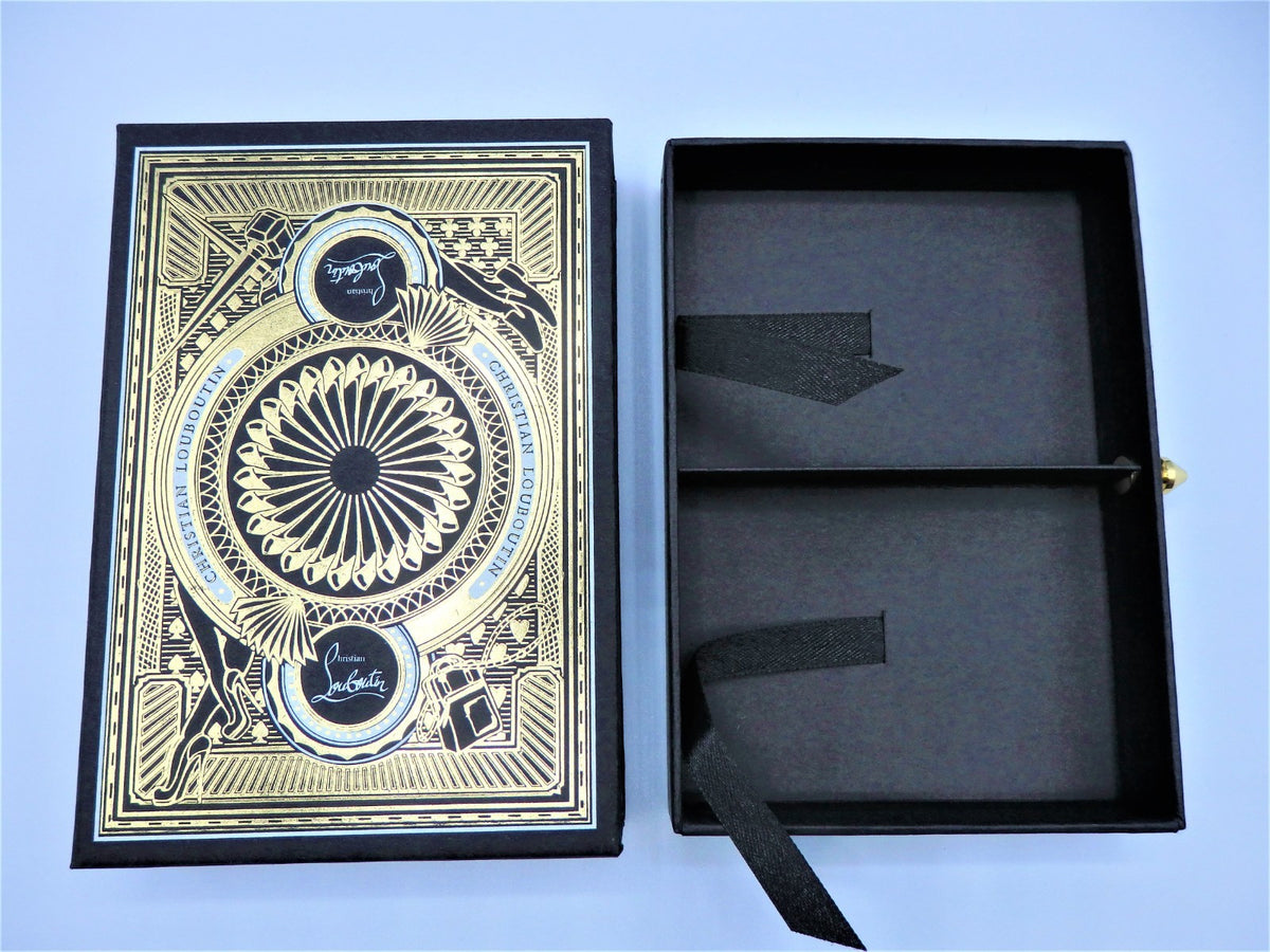 Christian Louboutin 2 Deck of Playing Cards Poker Game Sealed Luxury Box Gitt
