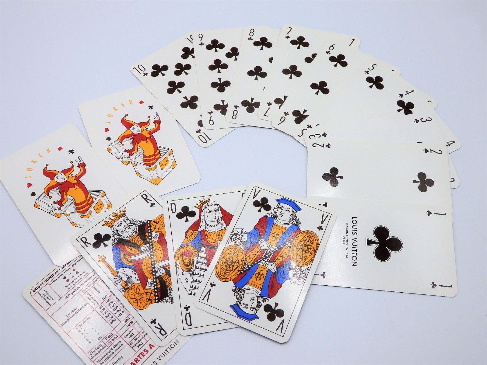 LOUIS VUITTON VIP Playing Cards 1 deck Monogram BLUE Authentic Gift Sealed Rare