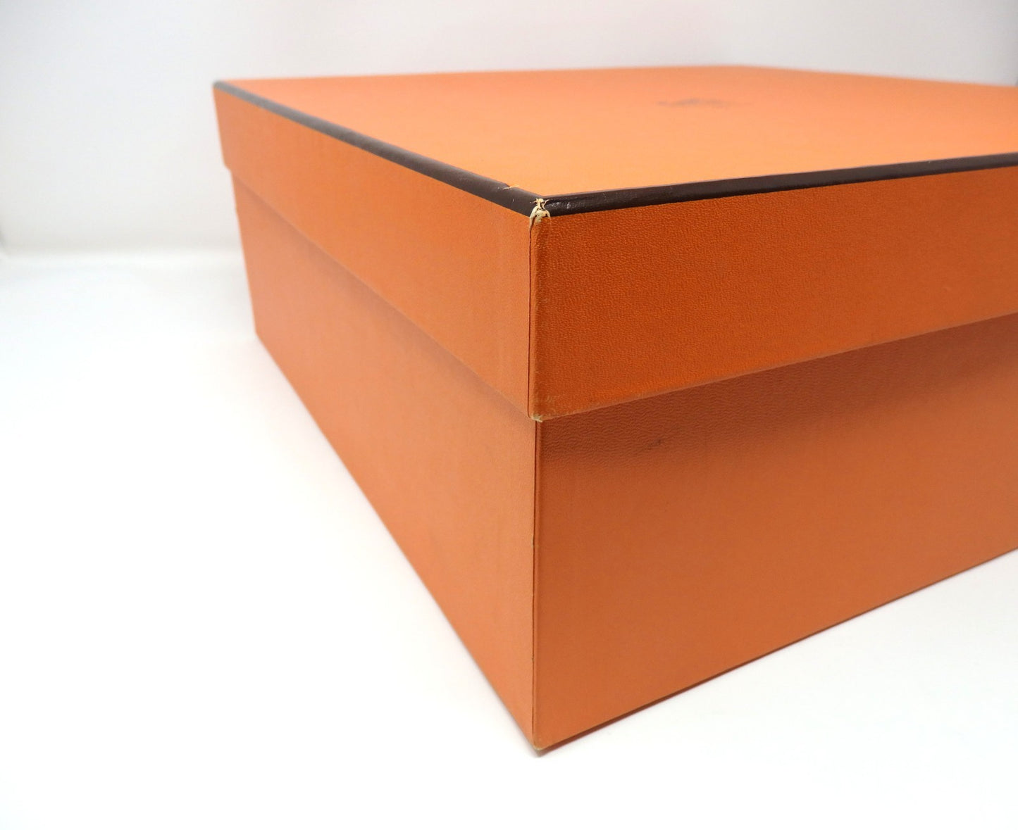 HERMES Orange Empty Storage Gift Box Birkin Kelly W/ Storage bag 34.5×34.5×14