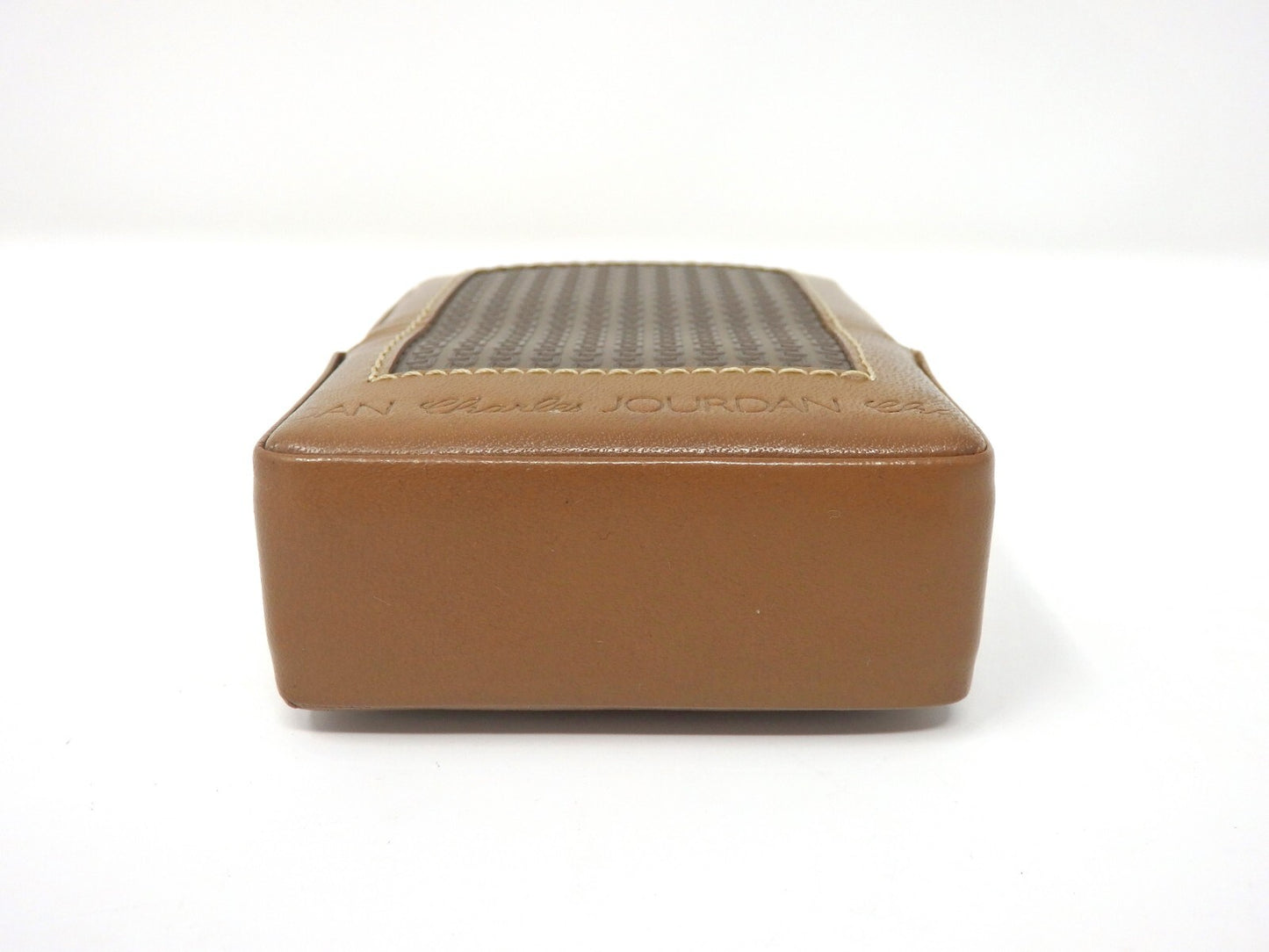 Set of 2 Vintage CHARLES JOURDAN Actif Paris Leather Cigarette & Coin Case MINT